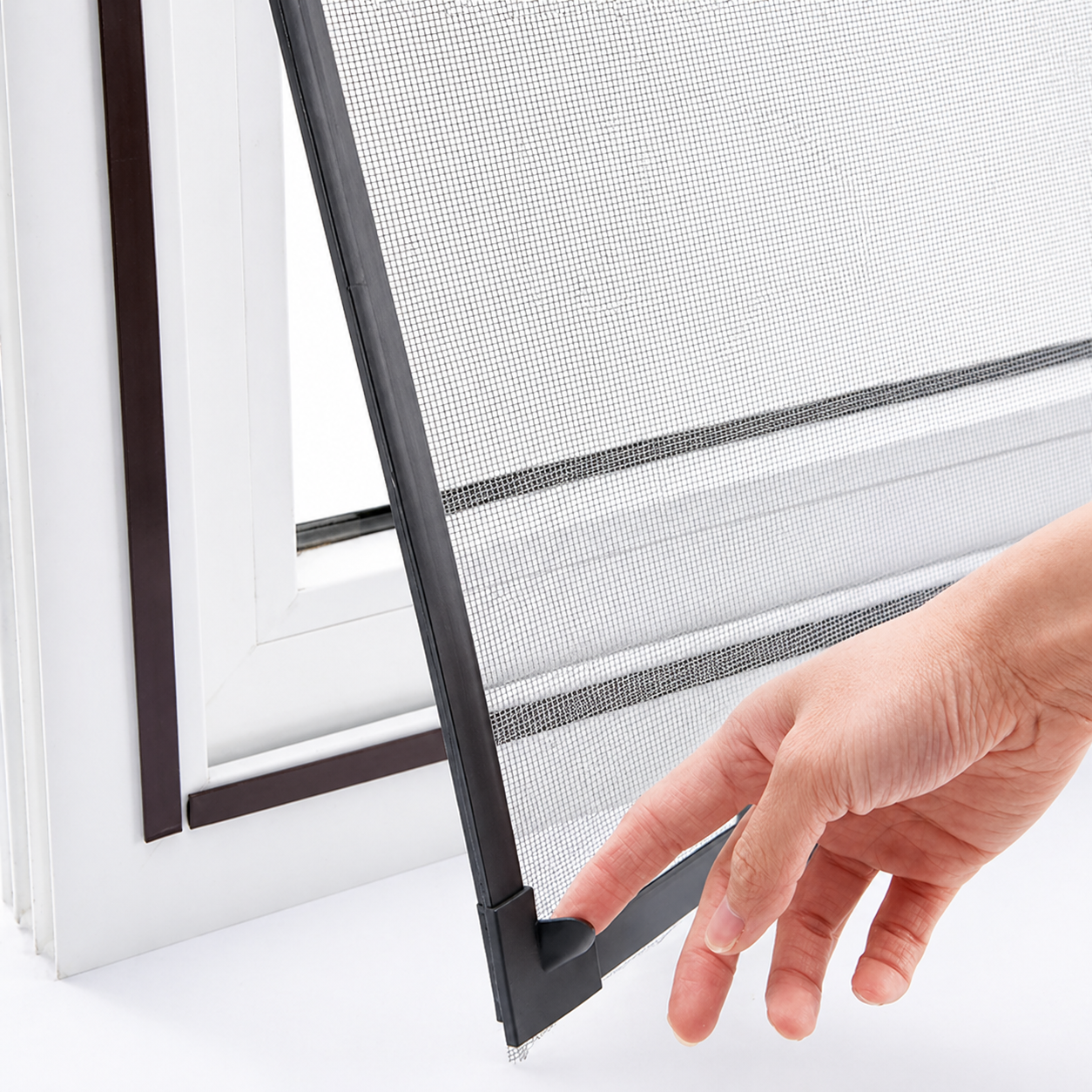 Mosquitera magnética para ventana